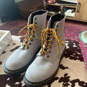 Grey knit material Doc Martens size 11 EU 43